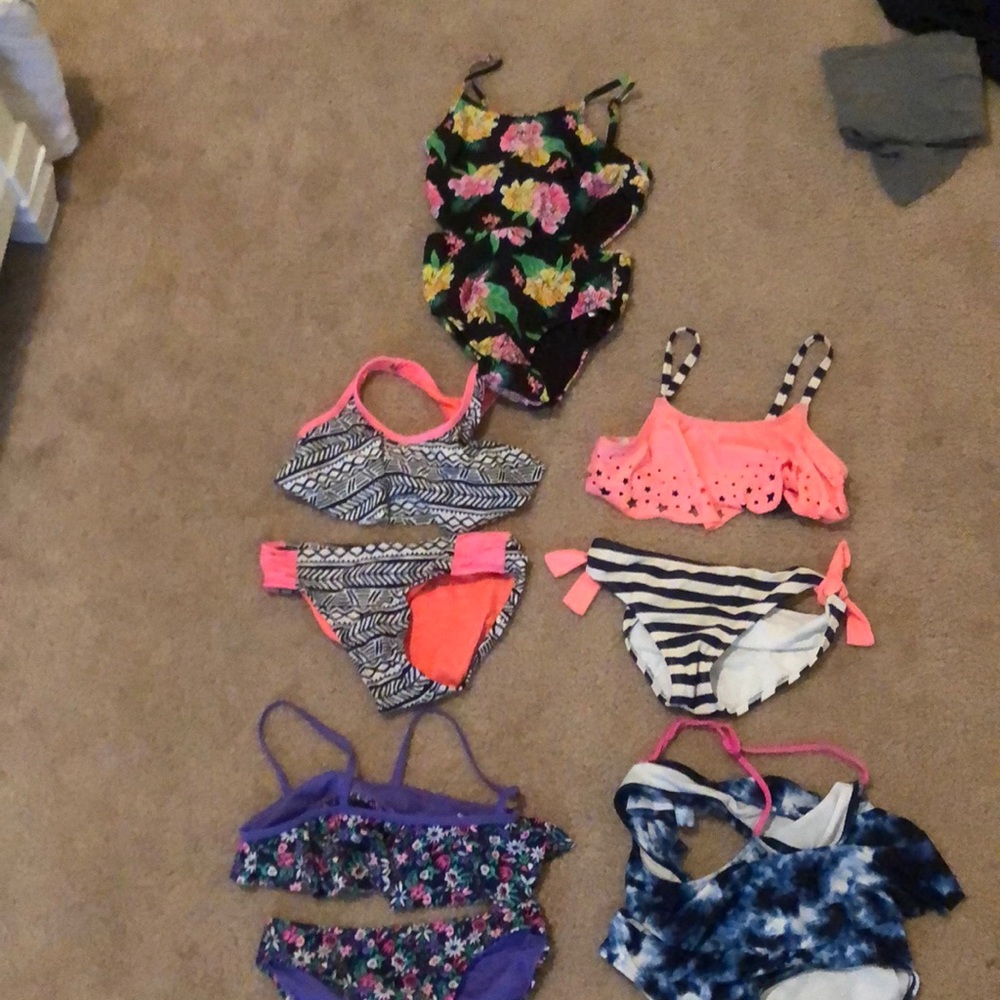 Lot of kids bathing suits